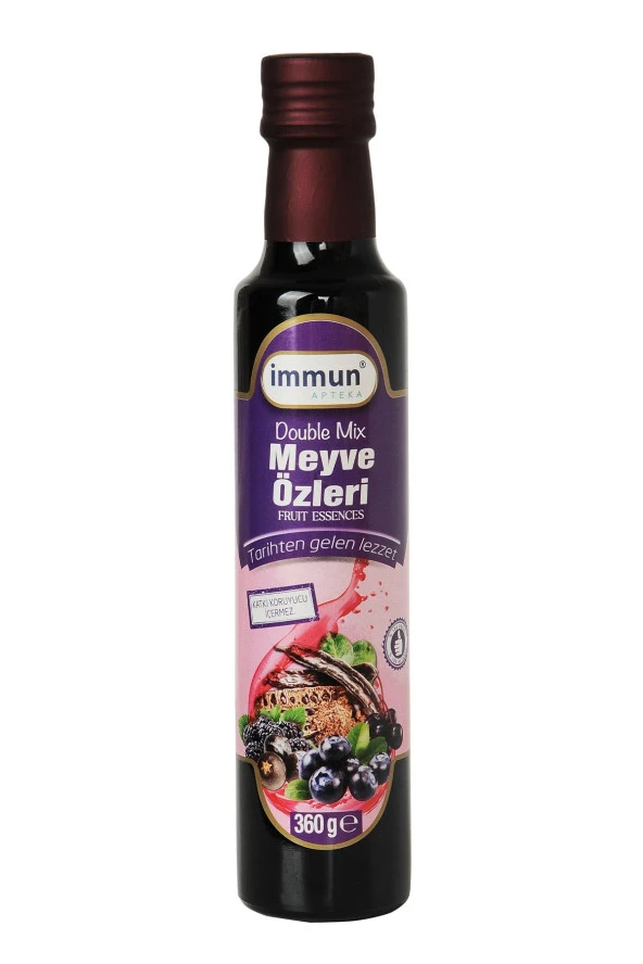 Double Mix Meyve Özleri 360 gr (Karadut-Yaban Mersini-Andız-Keçiboynuzu)