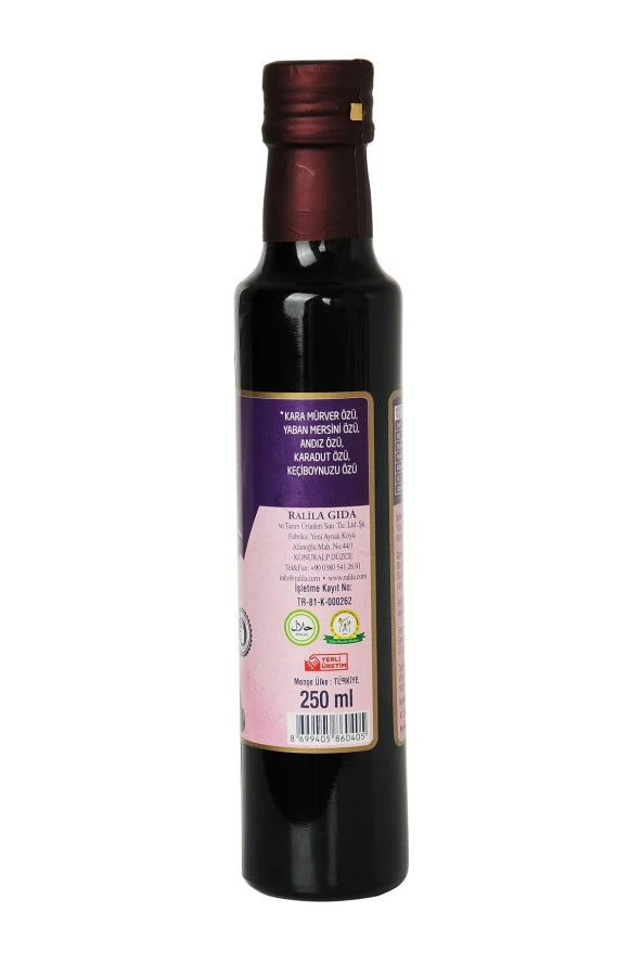 Double Mix Meyve Özleri 360 gr (Karadut-Yaban Mersini-Andız-Keçiboynuzu) - 2