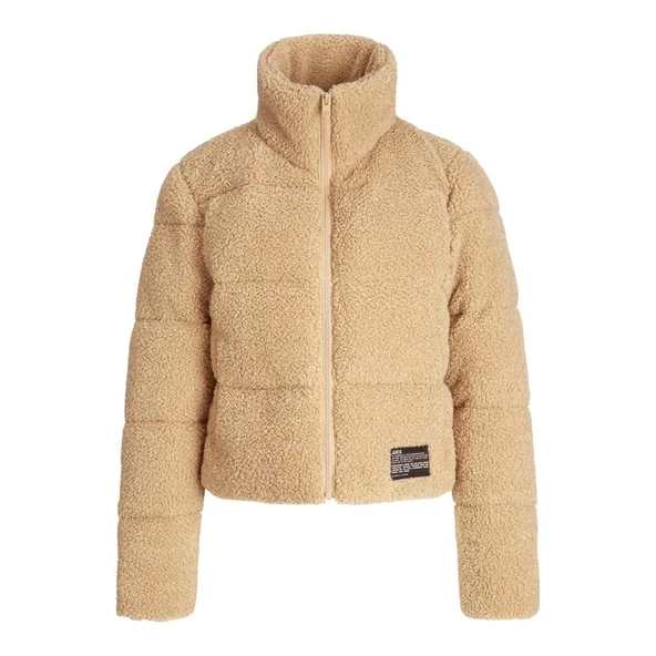 JJXX 12240601 Jxisa Teddy Puffer Jacket Otw Bej