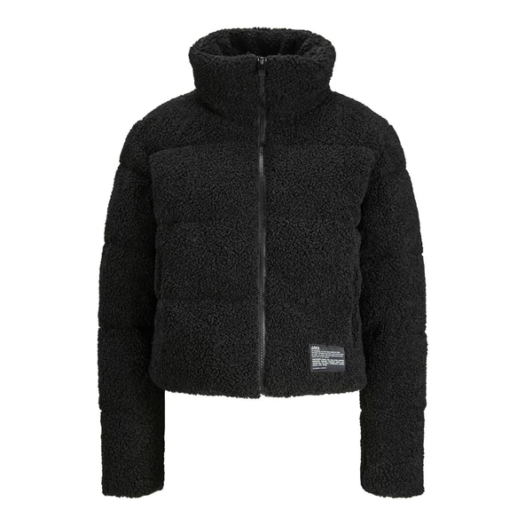 JJXX 12240601 Jxisa Teddy Puffer Jacket Otw Siyah