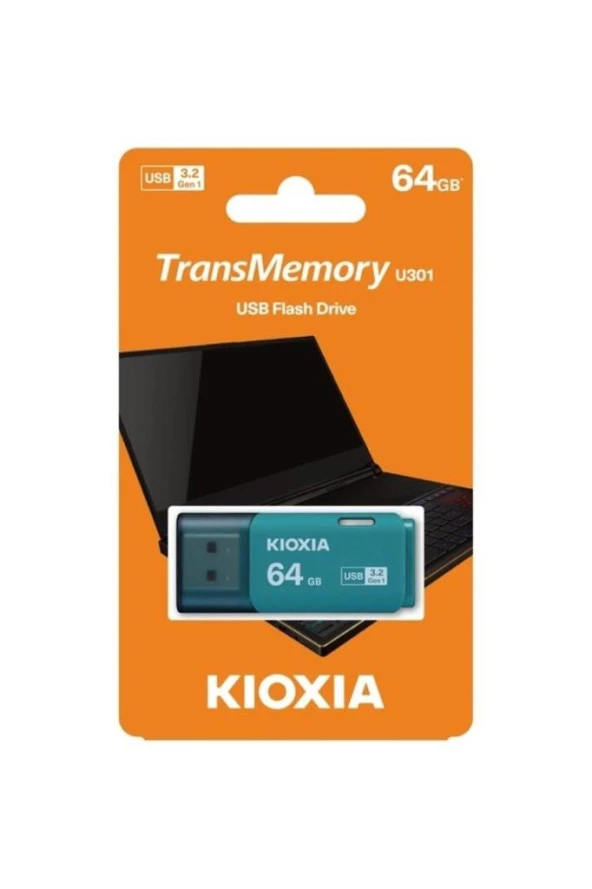 Kioxia Usb 64gb Transmemory U301 Usb 3.2 Mavi