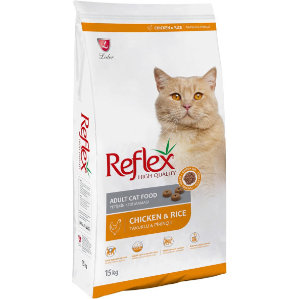 Reflex Adult Cat Chicken Tavuklu Yetişkin Kedi Maması 15 KG