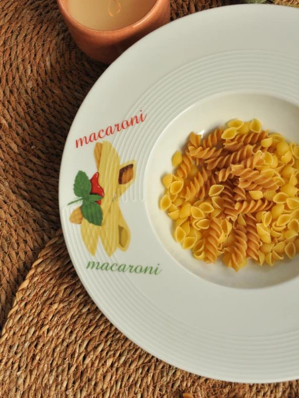 Sipahi Porselen  Macaroni Tabağı 27 cm - Resim 2