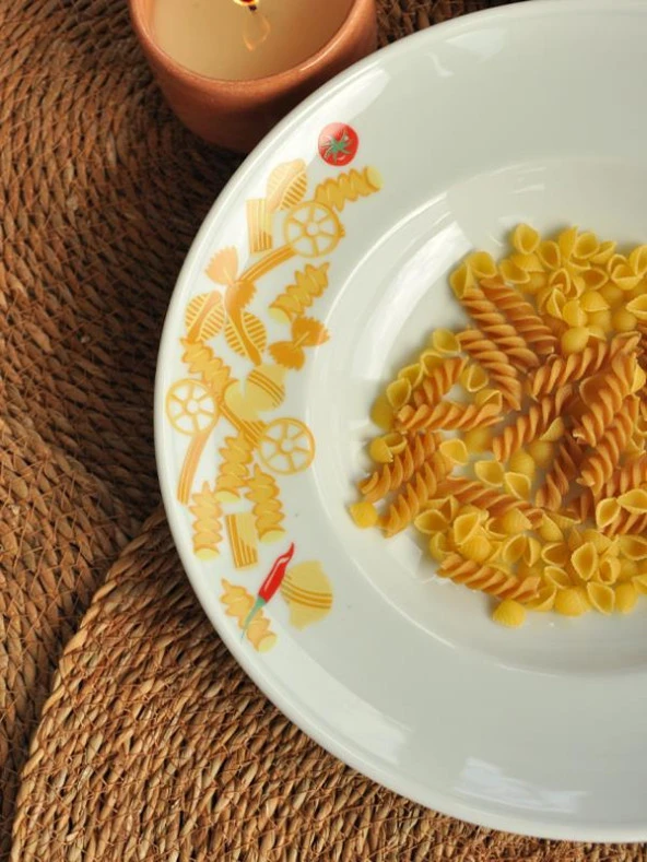 Hisar Porselen Firik Derin Makarna Tabağı 27 - Resim 2