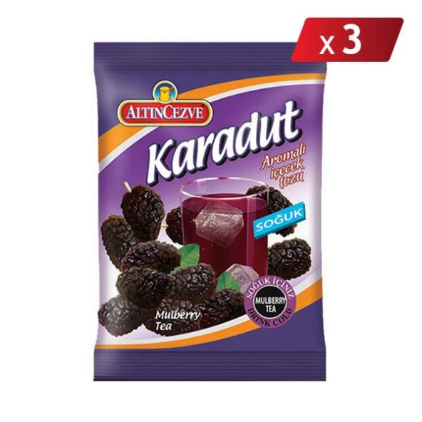 Altıncezve Karadut Toz İçecek Soğuk - 450 gr - 3LÜ PAKET