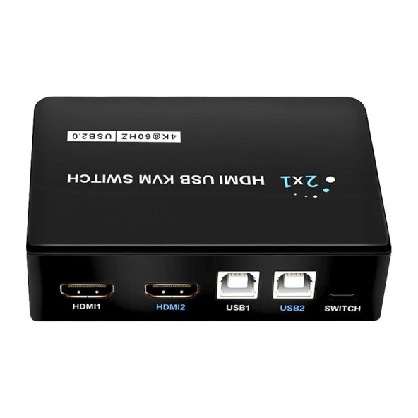 Pm-11789 4k Hdmı Usb Kvm Swıtch 2x1 - 2