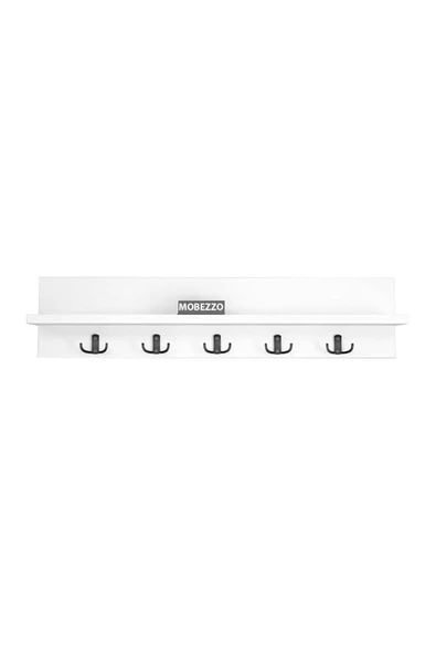 Limnizza Portmanto Duvar Askılığı Elbise Askılığı 70 Cm Beyaz - 4