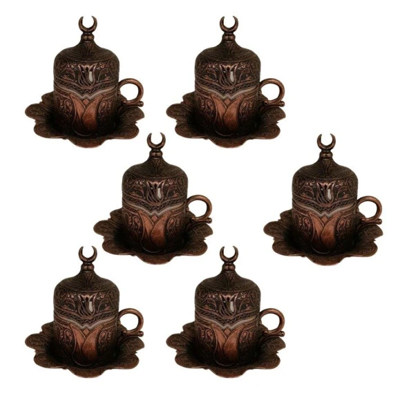 LALEZAR PORSELENLİ FİNCAN BAKIR OKSİT