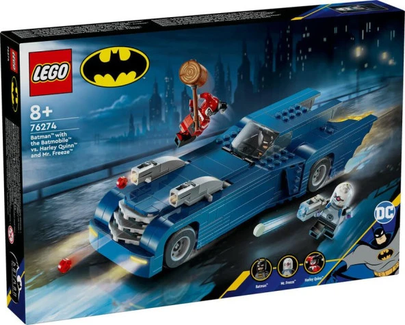 LEGO Super Heroes 76274 Batman with the Batmobile vs. Harley Quinn and Mr. Freeze