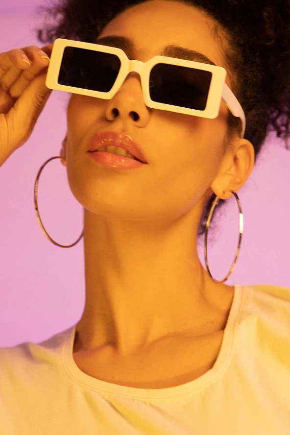 Beşgen Köprülü Kahverengi Erkek Güneş Gözlüğü - Resim 2