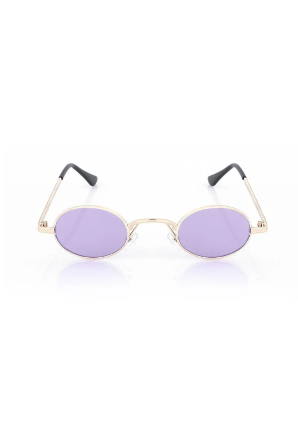 Octagon Gümüş-Siyah Sekizgen Erkek Güneş Gözlüğü - Resim 4