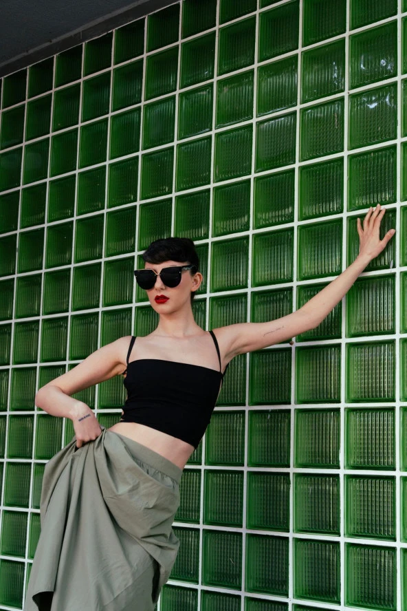 Lacivert Pilot Model Erkek Güneş Gözlüğü - Resim 2