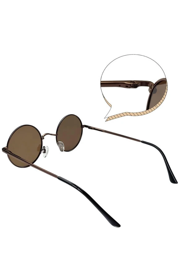 Mod Pilot Maxi Siyah-turuncu Erkek Güneş Gözlüğü - Resim 3