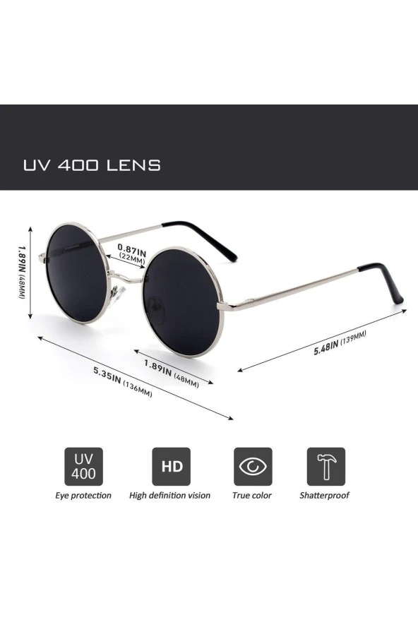 Mod Pilot Maxi Siyah- Mavi Erkek Güneş Gözlüğü - Resim 3