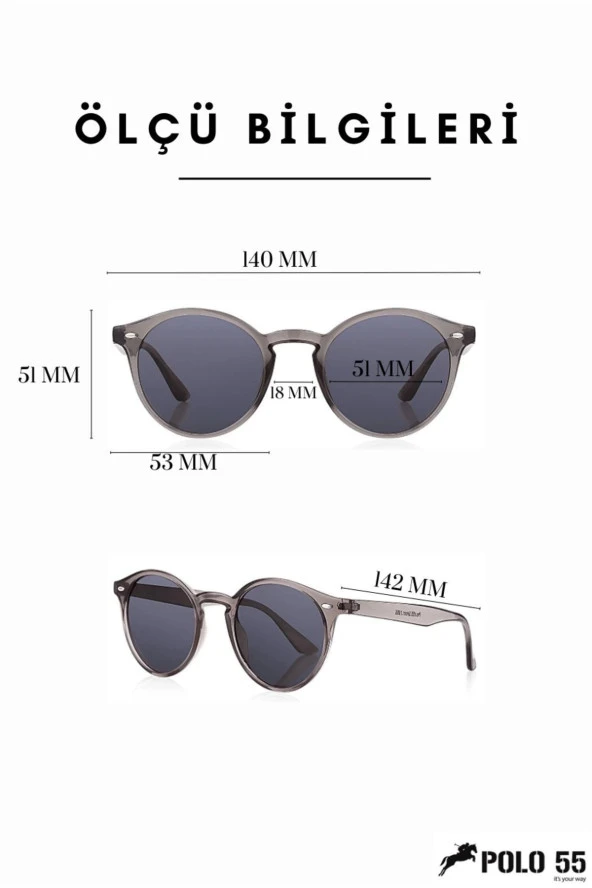 Dass Oval Metal Çerçeve Gümüş- Siyah Erkek Güneş Gözlüğü - Resim 3