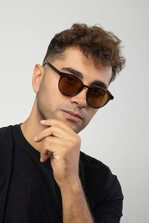 Minimal Retro Kare Erkek Güneş Gözlüğü