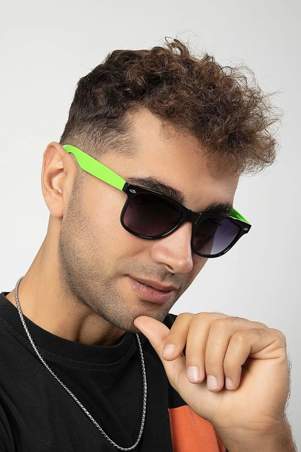 Retro Yuvarlak Anahtar Model Erkek Güneş Gözlüğü ürün görseli