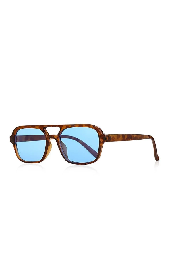 Minimal Retro Kare Erkek Güneş Gözlüğü - Resim 2