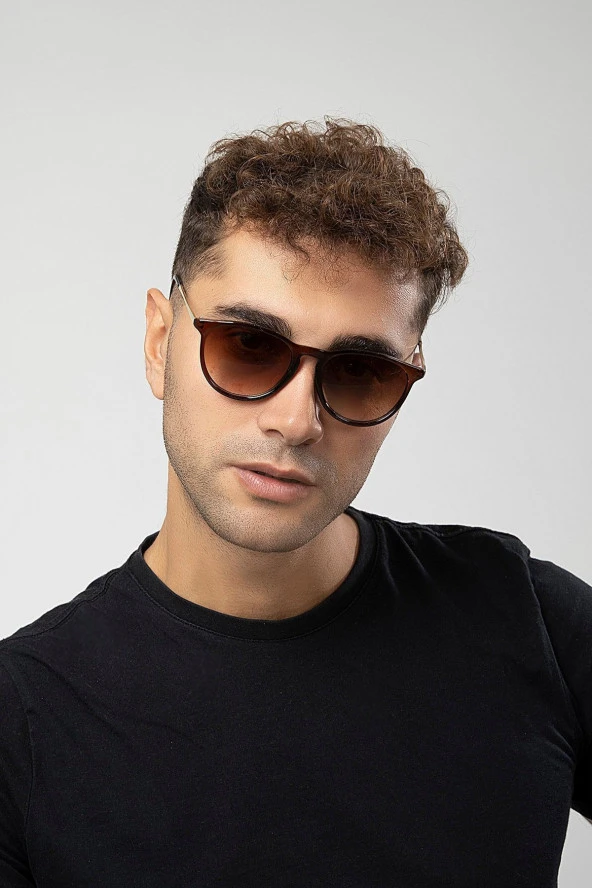 Minimal Retro Kare Erkek Güneş Gözlüğü