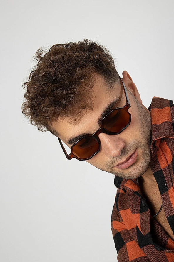 Yuvarlak Metal Kasa Erkek Güneş Gözlüğü ürün görseli