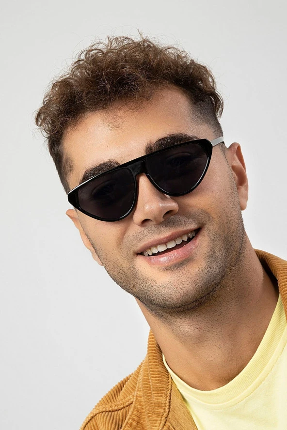 Zey Siyah Güneş Gözlüğü - Black Sunglasses ürün görseli
