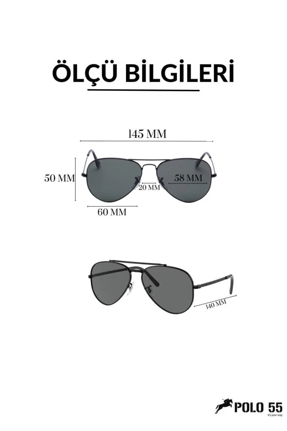 Mod Pilot Maxi Kahverengi Kadın Güneş Gözlüğü - Resim 3