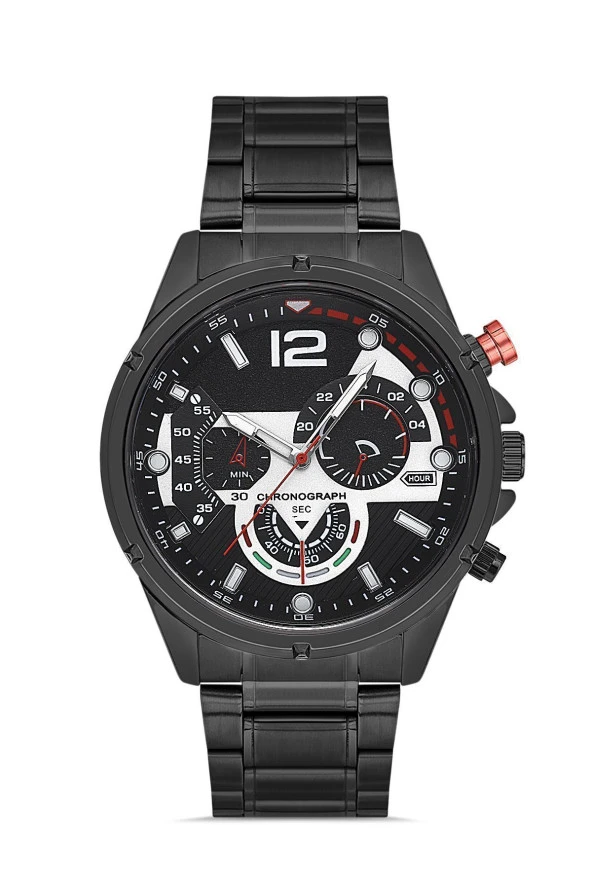 Dekoratif Kadran Metal Kordon Erkek Kol Saati - 2