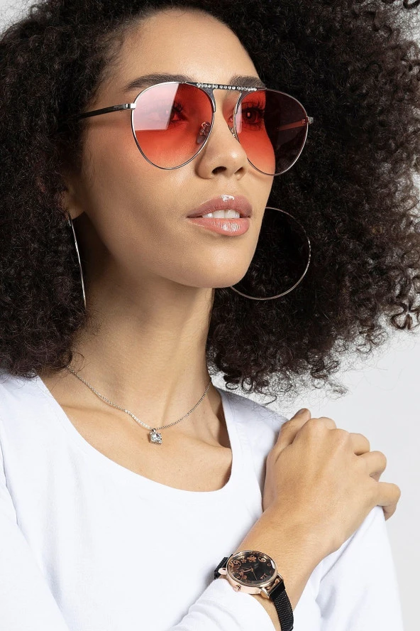 LoQo Dikdörtgen Modern Kadın Güneş Gözlüğü ürün görseli