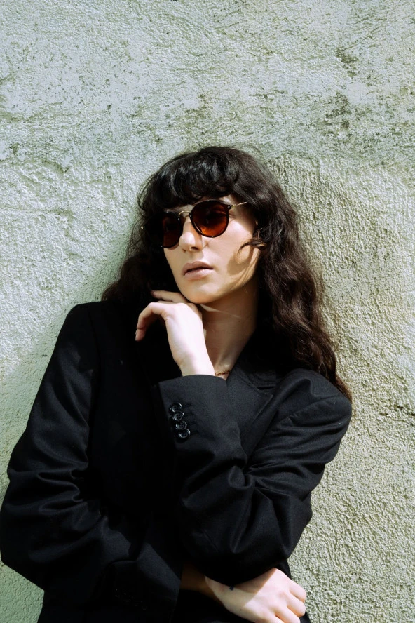 Polarize Lens Gümüş Çivi Detaylı Wayfarer Erkek Güneş Gözlüğü ürün görseli