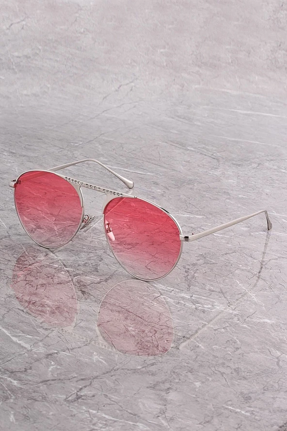 LoQo Dikdörtgen Modern Kadın Güneş Gözlüğü - Resim 2