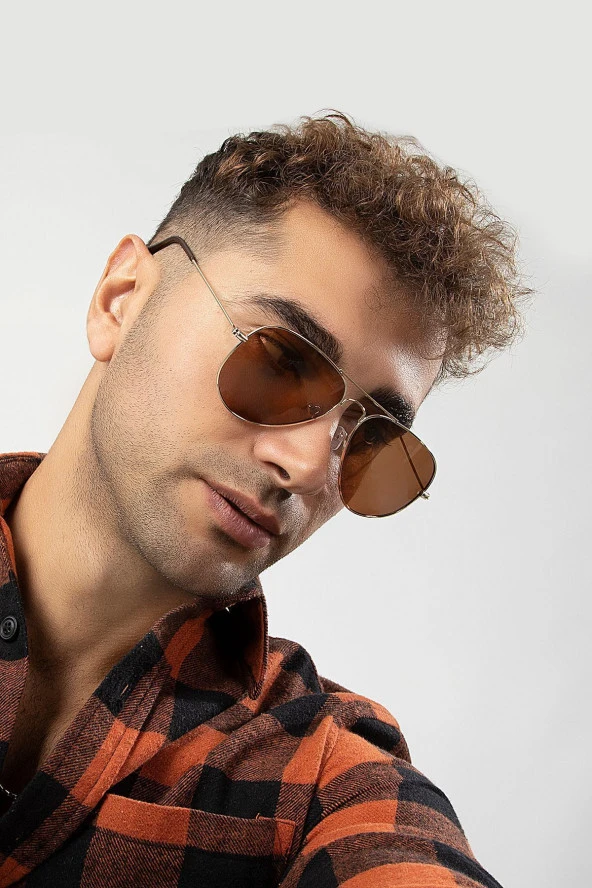 Metal Çerçeve Cateye Şeffaf Kadın Güneş Gözlüğü ürün görseli