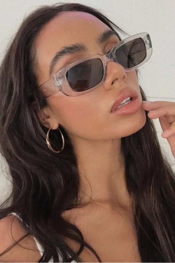 Kare Stil İki Noktalı Retro Erkek Güneş Gözlüğü