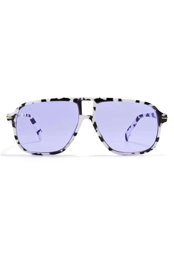 Yuvarlak Model Metal Kasa Köprülü Siyah Kadın Güneş Gözlüğü - Resim 3