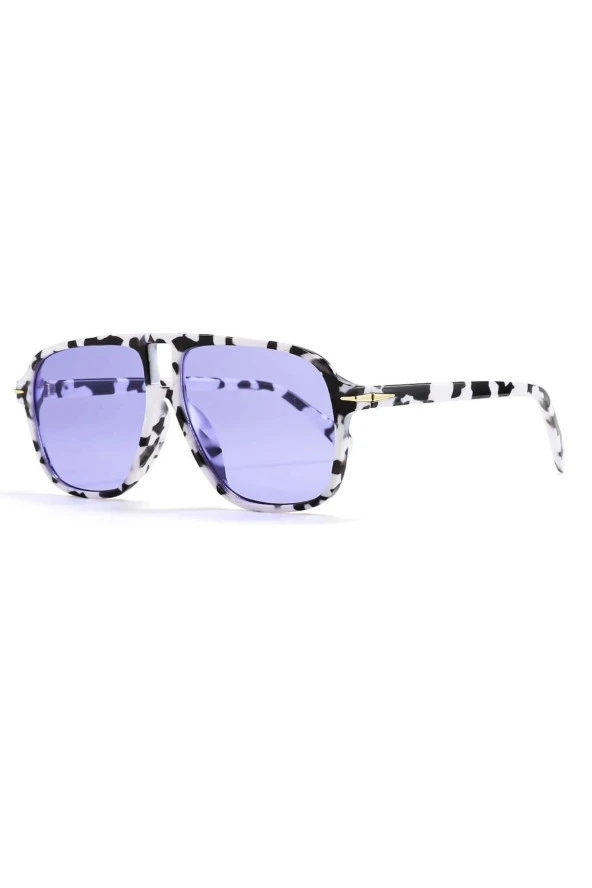 Yuvarlak Model Metal Kasa Köprülü Siyah Kadın Güneş Gözlüğü - Resim 4