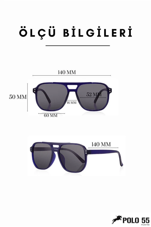 Anahtar Model Retro Tasarım Siyah Kadın Güneş Gözlüğü - Resim 4