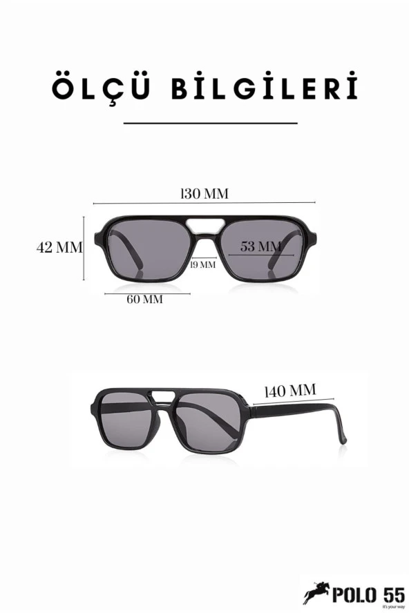 Anahtar Model Turuncu Lens Siyah Erkek Güneş Gözlüğü - Resim 4