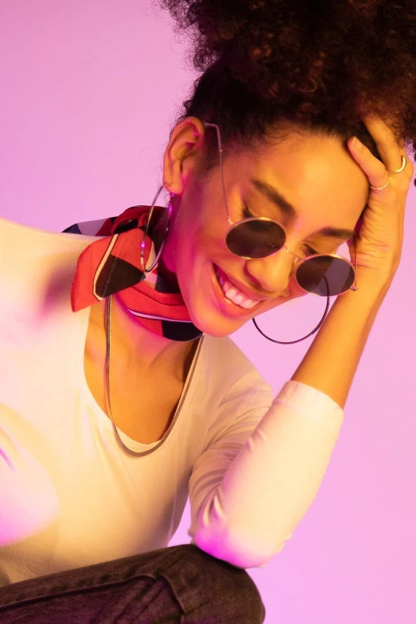 Anahtar Model Krem Kadın Güneş Gözlüğü - 5