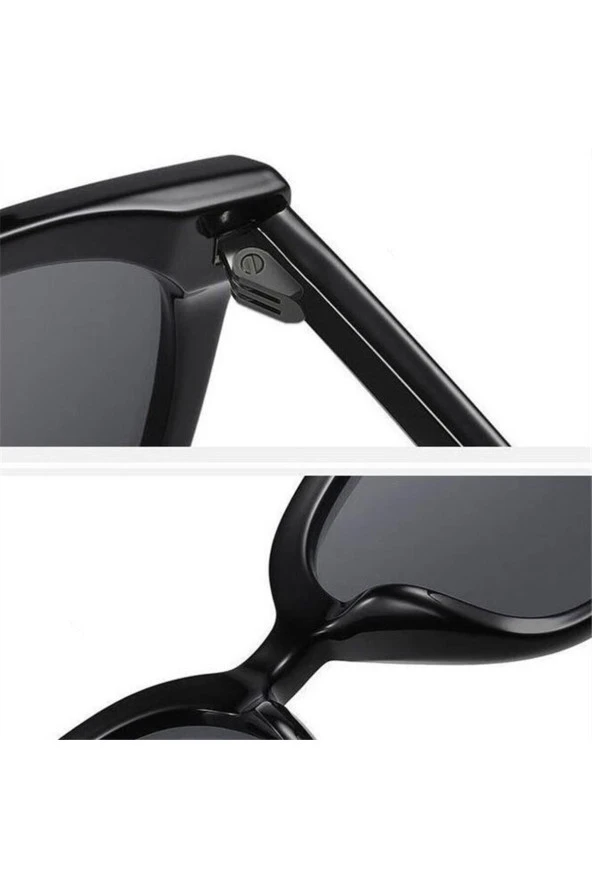 Turuncu Chunky Dikdörtgen Kadın Güneş Gözlüğü - Resim 7