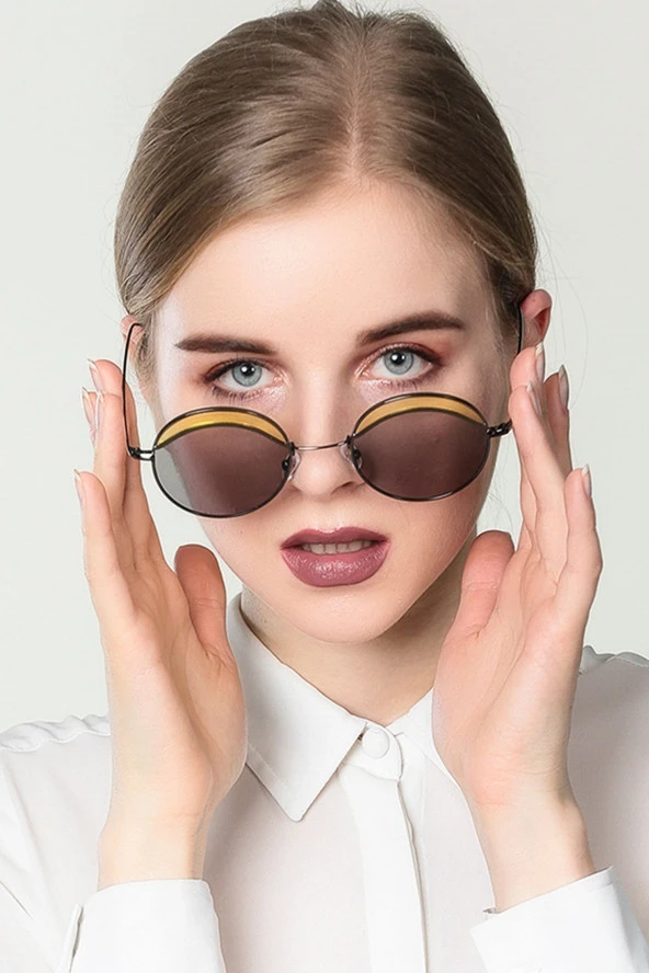 Kırmızı Kemik Çerçeve Muse Model Kadın Güneş Gözlüğü ürün görseli