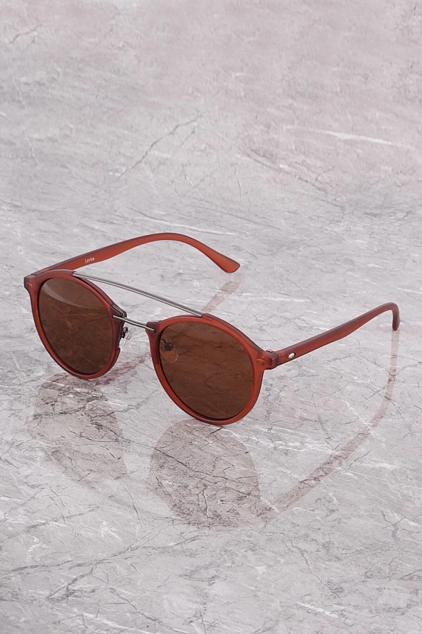 Tia Damla Aviator Gold-kahverengi Erkek Güneş Gözlüğü