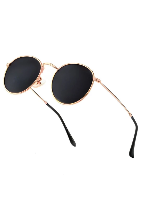 Sarı Camlı Metal Çerçeveli Küçük Cat Eye Kadın Güneş Gözlüğü ürün görseli