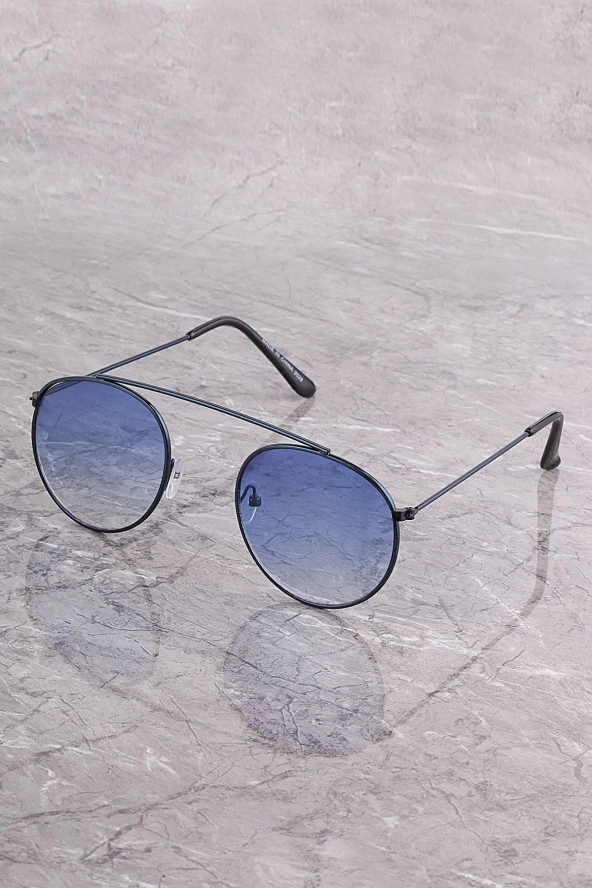 Sarı Camlı Metal Çerçeveli Küçük Dikdörtgen Retro Kadın Güneş Gözlüğü ürün görseli