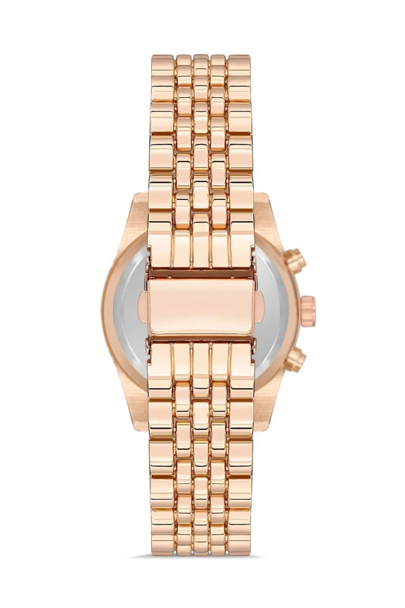 Dekoratif Göstergeli Metal Kordon Kadın Kol Saati - 4