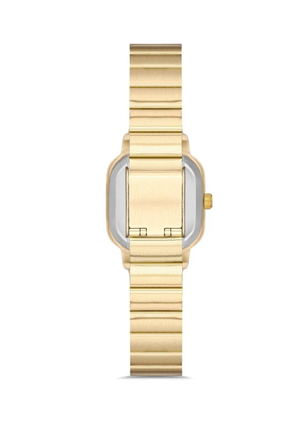 Minimal Retro Ayarlanabilir Kordon Gold-beyaz Renk Kadın Kol Saati - Resim 4