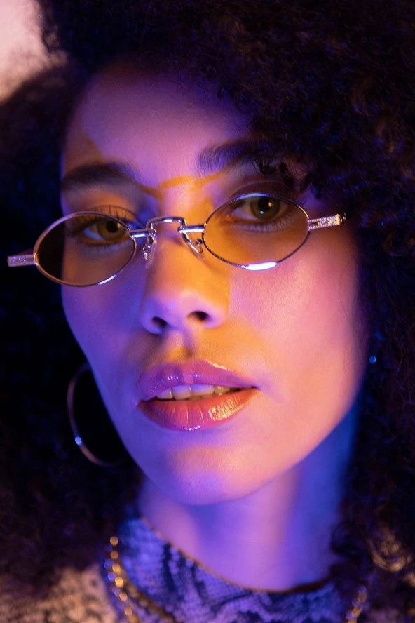 8045set05 Vintage Vog Model Ve Wayferer Model Kadın Gözlük - Resim 2