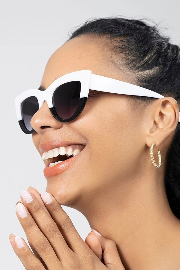 Zamansız Şık Tasarım Büyük Kasa Kırmızı Kadın Güneş Gözlüğü - Resim 2