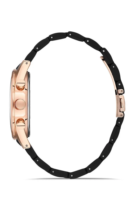 Dekoratif Kadran Silikon Kordon Erkek Kol Saati - 3