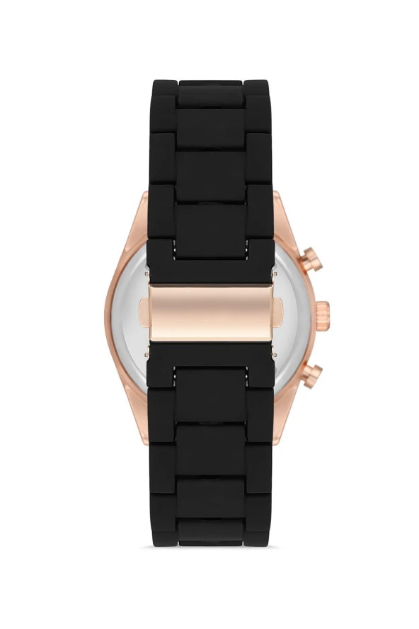 Dekoratif Kadran Silikon Kordon Erkek Kol Saati - 4