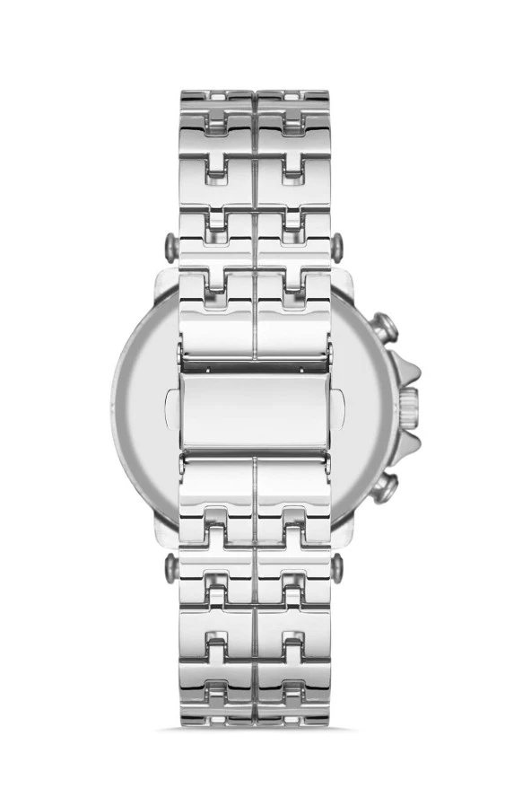 Dekoratif Göstergeli Gümüş Renkli Şık Unisex Kol Saati Plum006r004 - 4