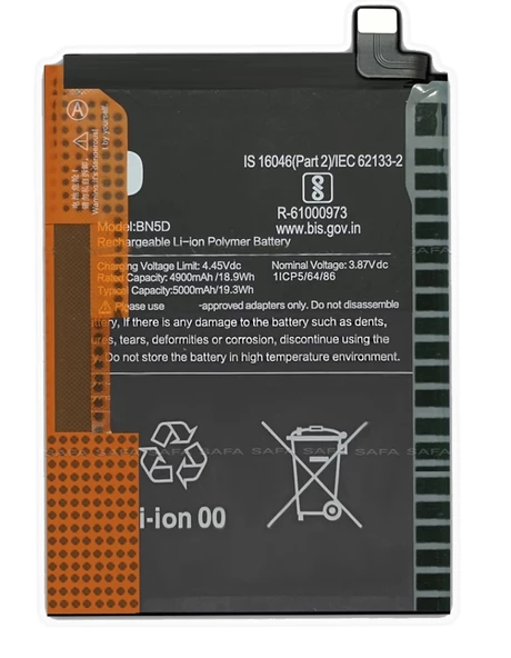 Xiaomi Redmi NOTE 12S -BN5D- Batarya Pil Sıfır Orijinal